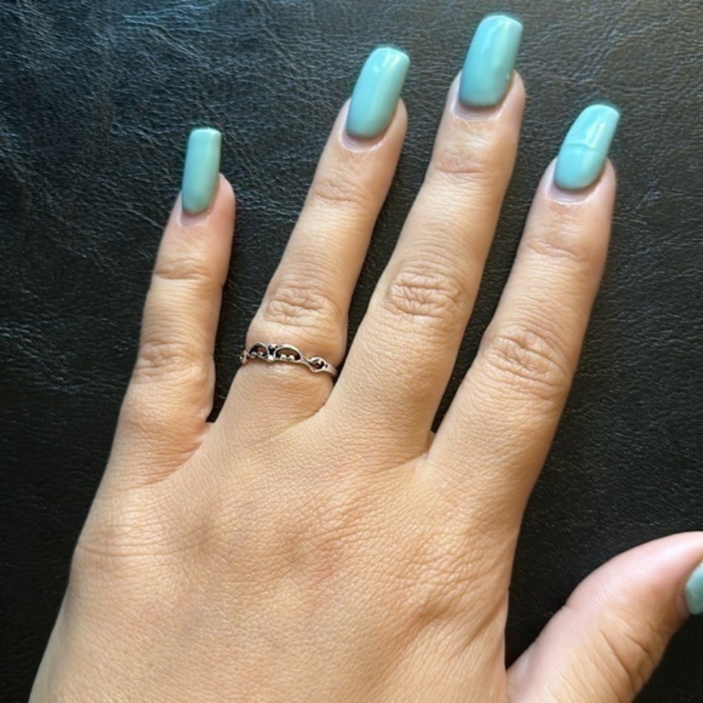 Silver Stackable Ring - image 1